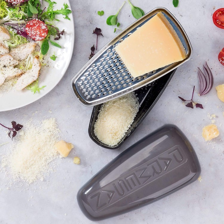 Parmesan grater with storage