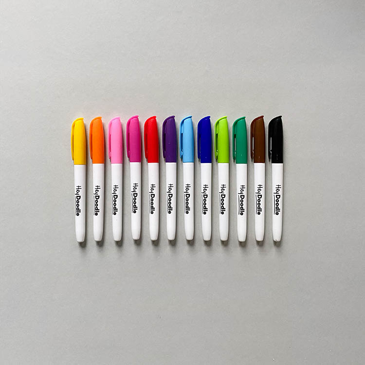 Extra pens for colouring mat