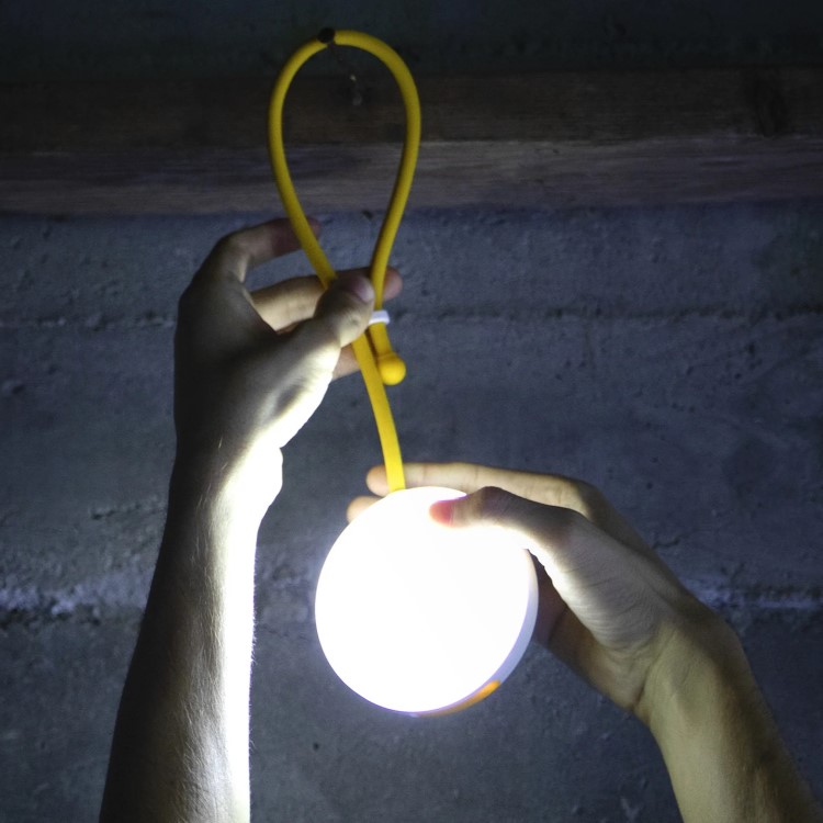 Portable solar lamp, BioLite