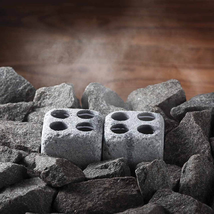 Sauna steam stones 2-pack