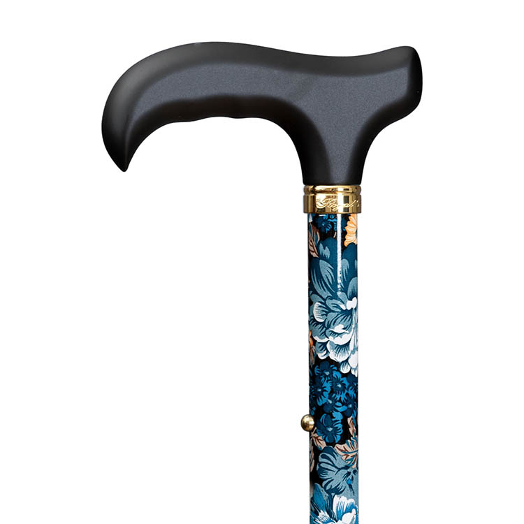 Foldable walking cane