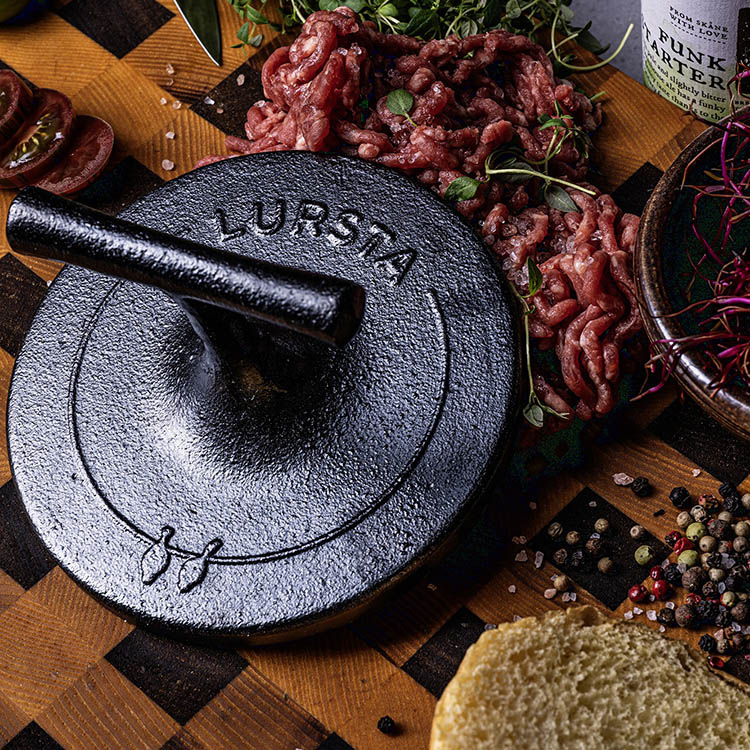 Cast Iron Burger Press, Lursta