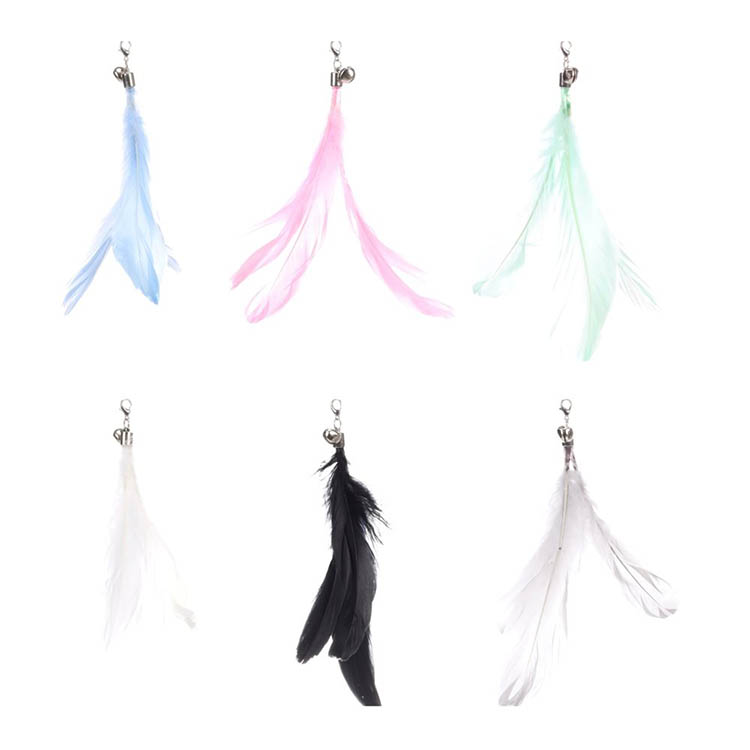 Feather for cat rod