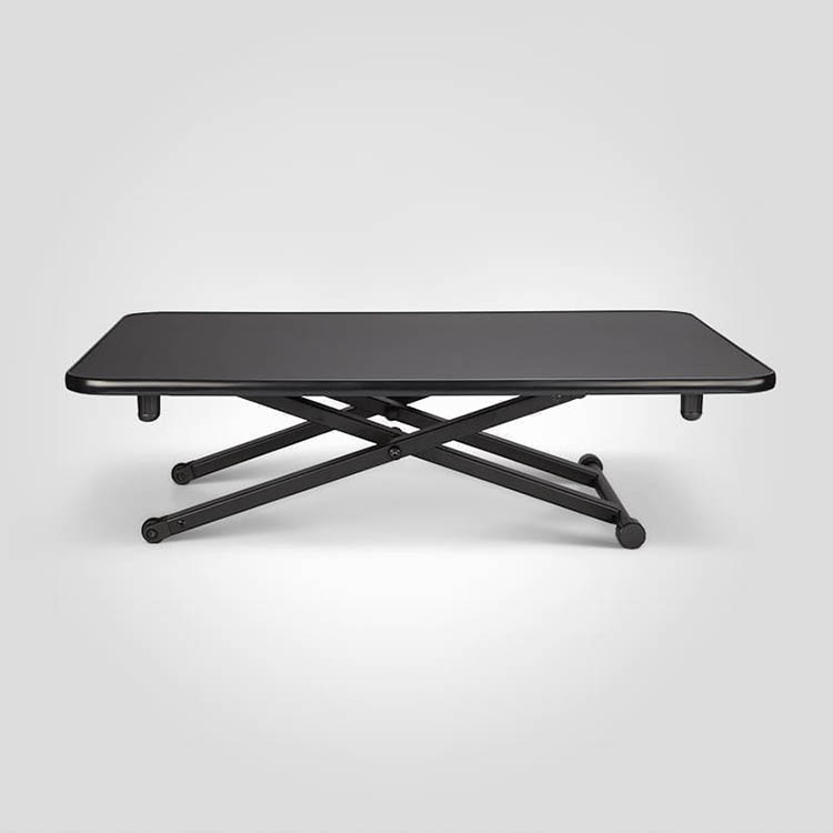Height-adjustable desk for the table