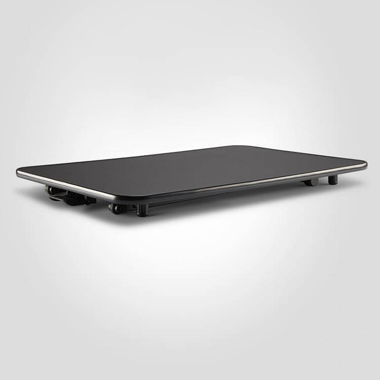 Height-adjustable desk for the table