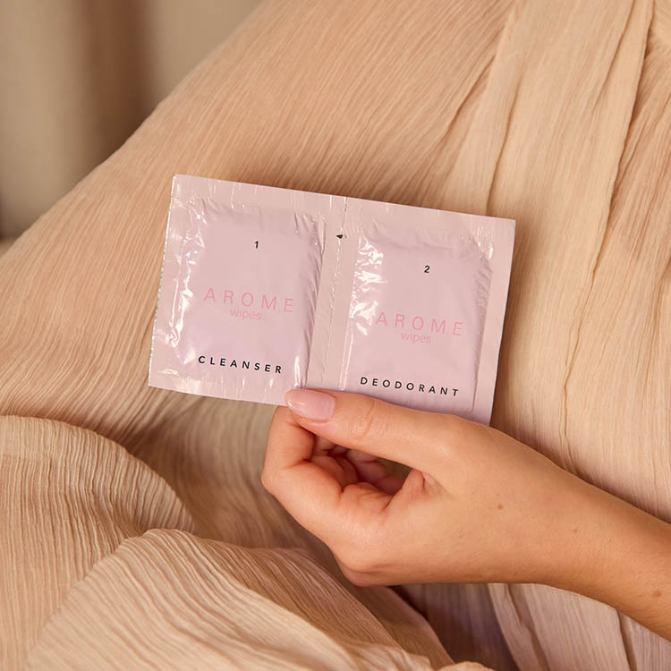 Deo wipes, Arome, 10-pack