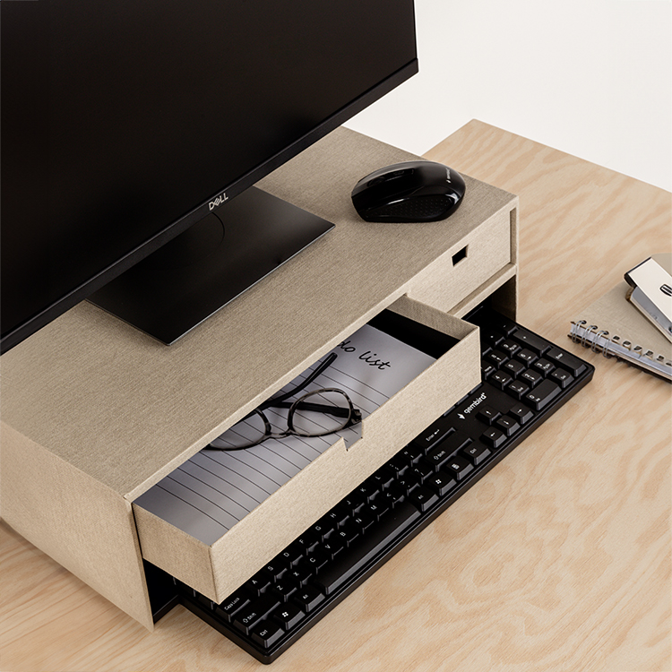 Display rack with drawers