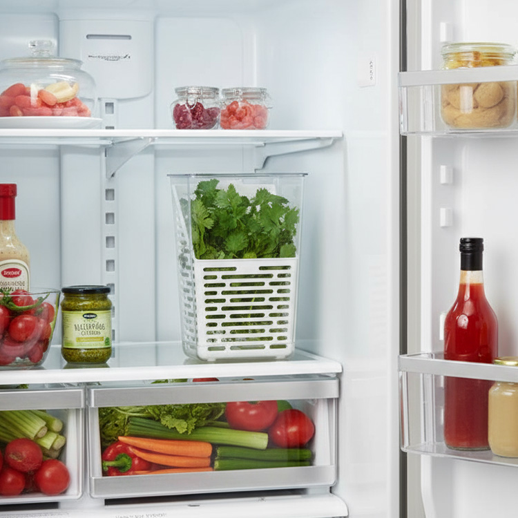 Herb container for the fridge
