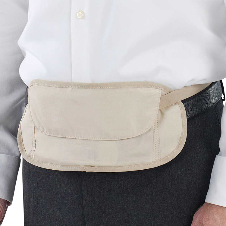 Thin waist bag for travelling