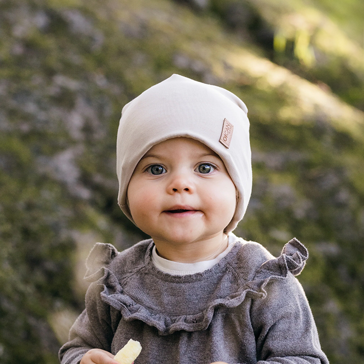 Cotton beanie with head protection OICAN