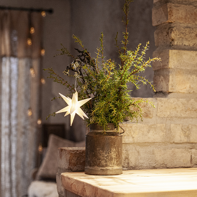 Battery-powered mini 3D star