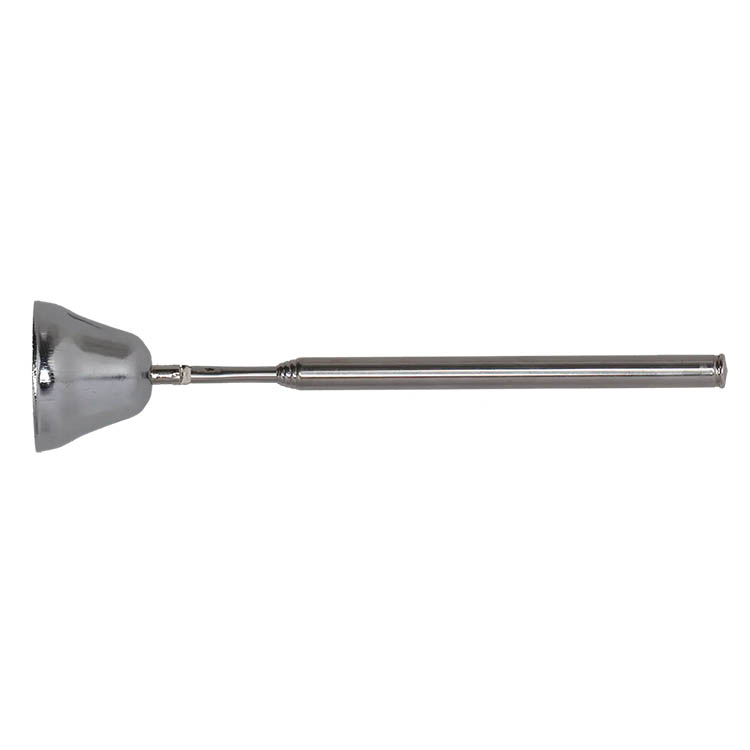 Telescopic candle snuffer