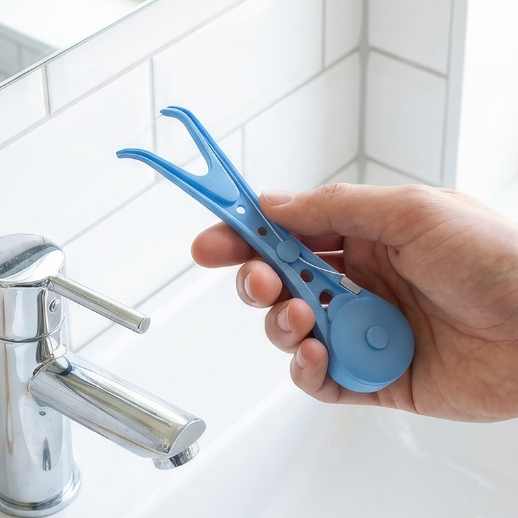 Dental floss holder, Flossy