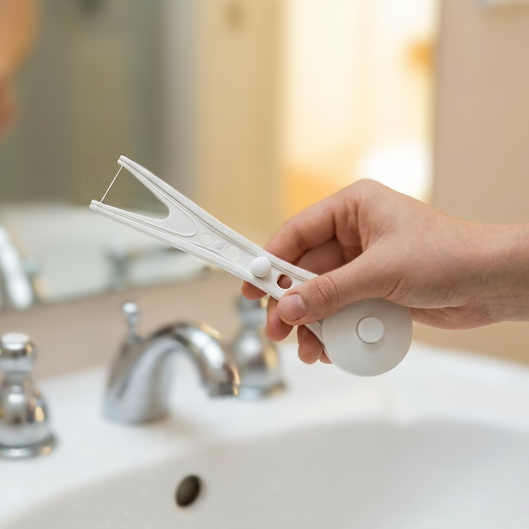 Dental floss holder, Flossy