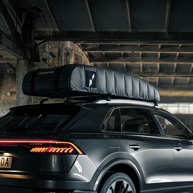 Roll-up roof box, Twistboxes