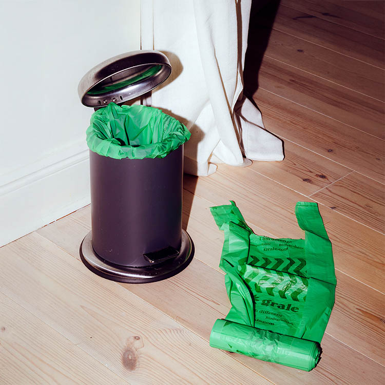 Compostable waste bag, Grale