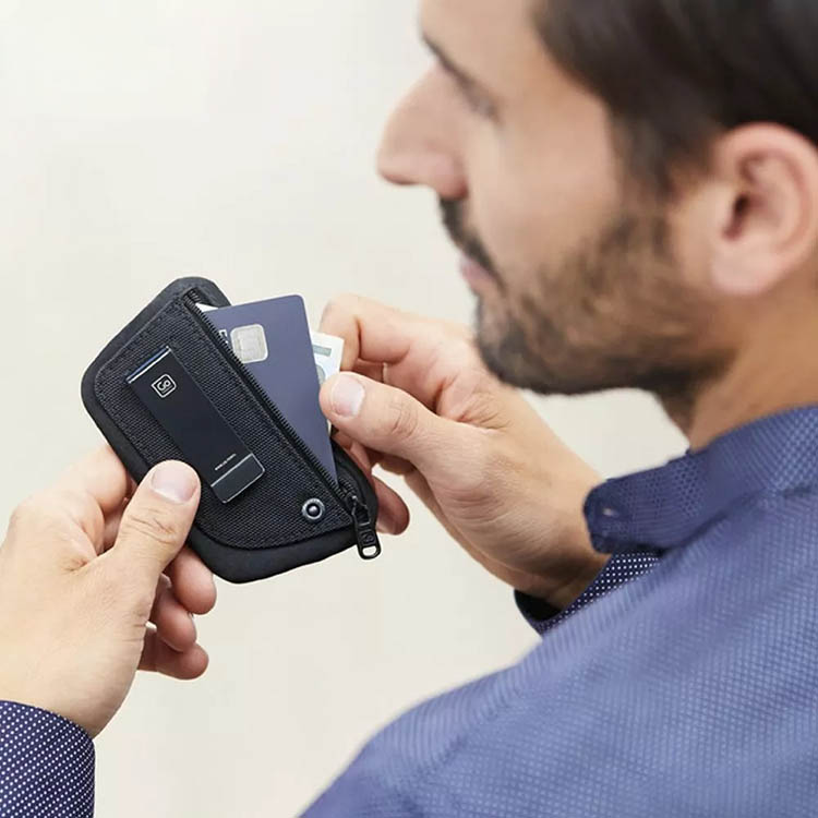 Card holder with belt clip