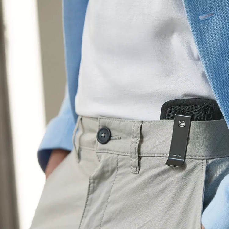 Card holder with belt clip