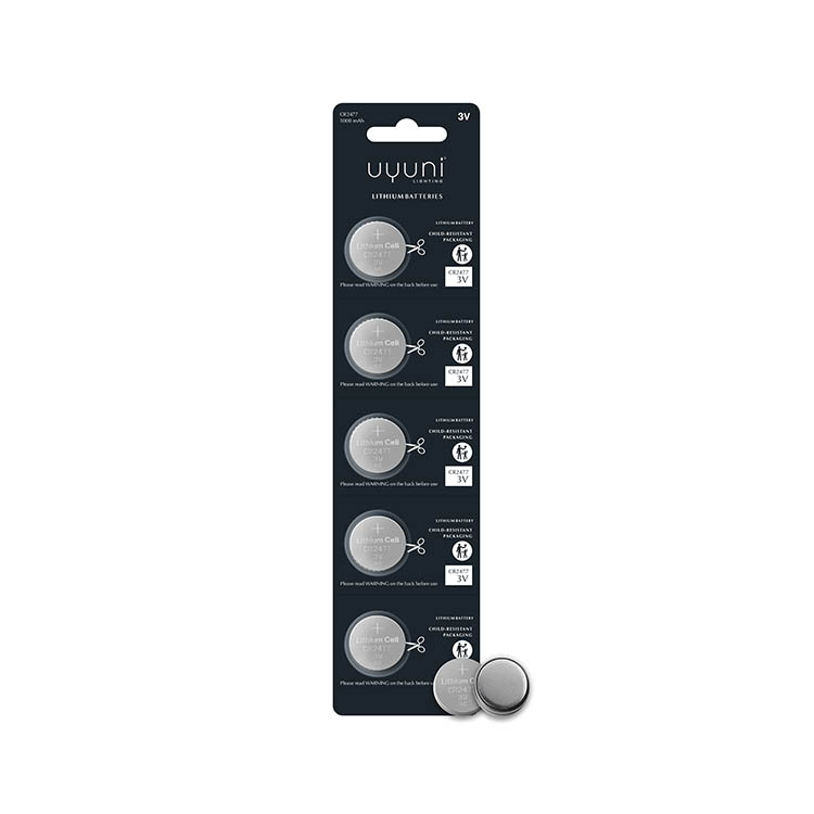 CR2477 battery 5-pack