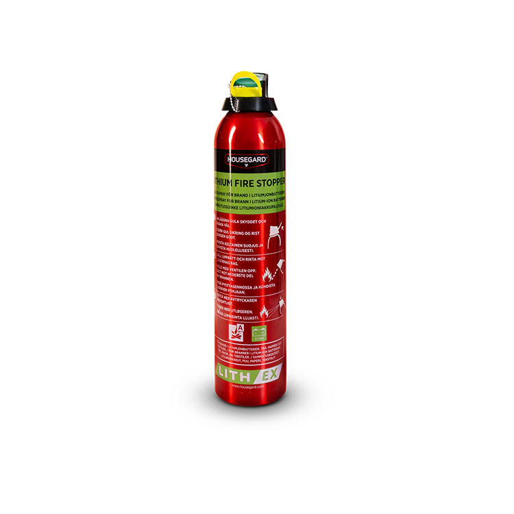 Fire extinguishing spray for lithium-ion batteries