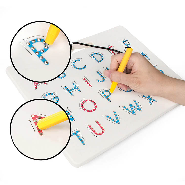 Magnetic learning board for children