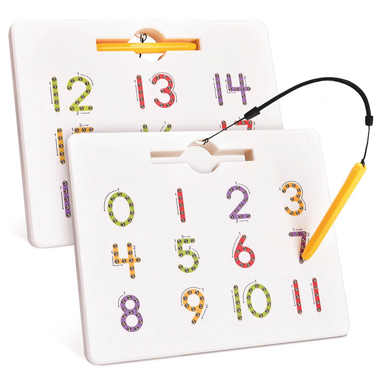 Magnetic learning board for children