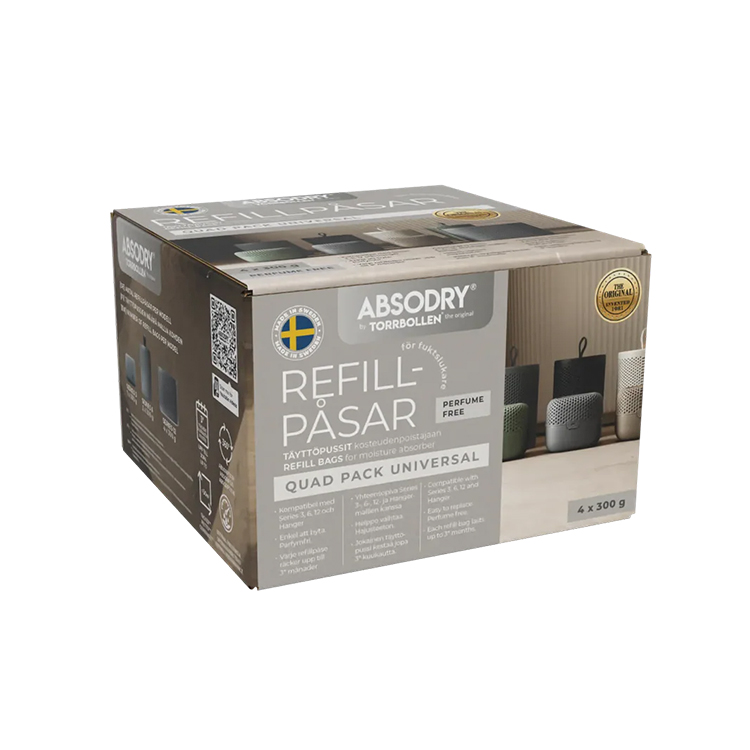 Refill for Absodry dehumidifier 4-pack