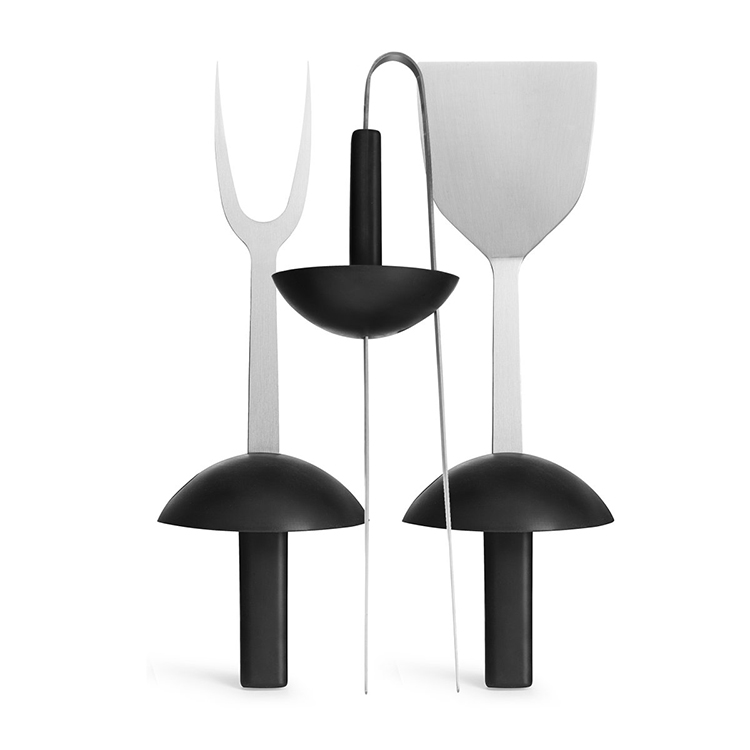 Grill set with heat protection, Born in Sweden