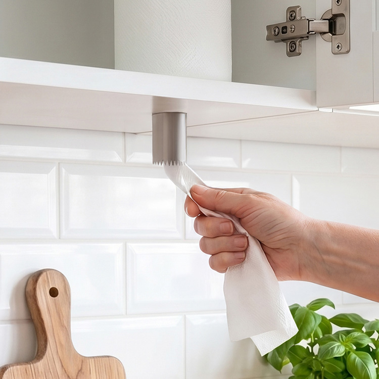 Tear-off tube, holder for paper towels