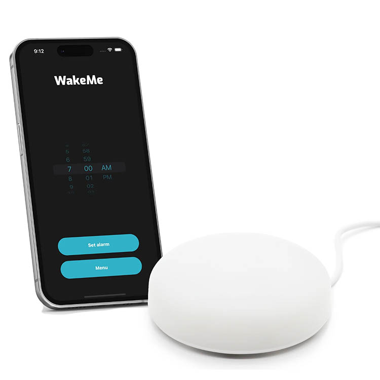 Smart alarm clock with light, WakeMe
