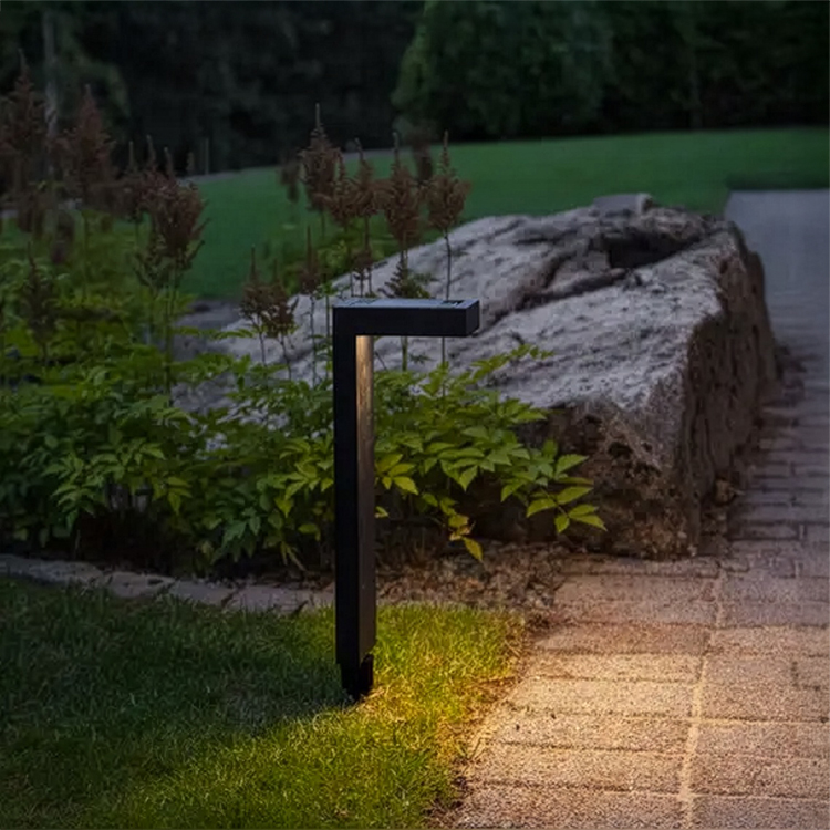 Solar-powered ground lighting, 38 cm