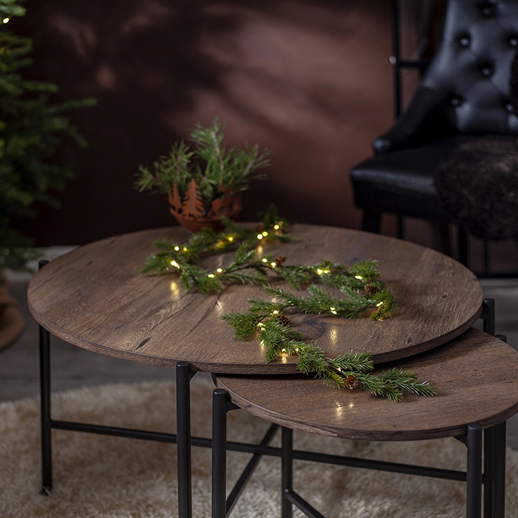 Christmas Garland with Lights