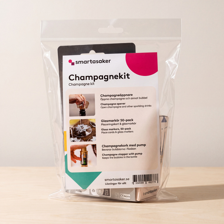 Gift set: Champagne accessories