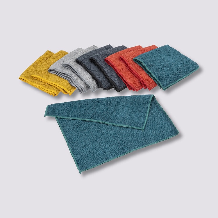 Cleaning cloths, set of 10, BIG PACK MULTI-PURPOSE, 30 x 30 cm, Assorted colors