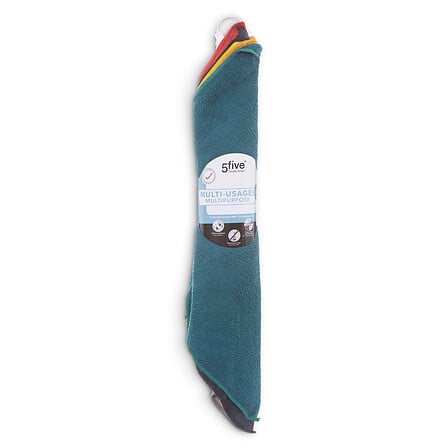 Cleaning cloths, set of 5, MULTI-PURPOSE, 30 x 30 cm, Assorted colors