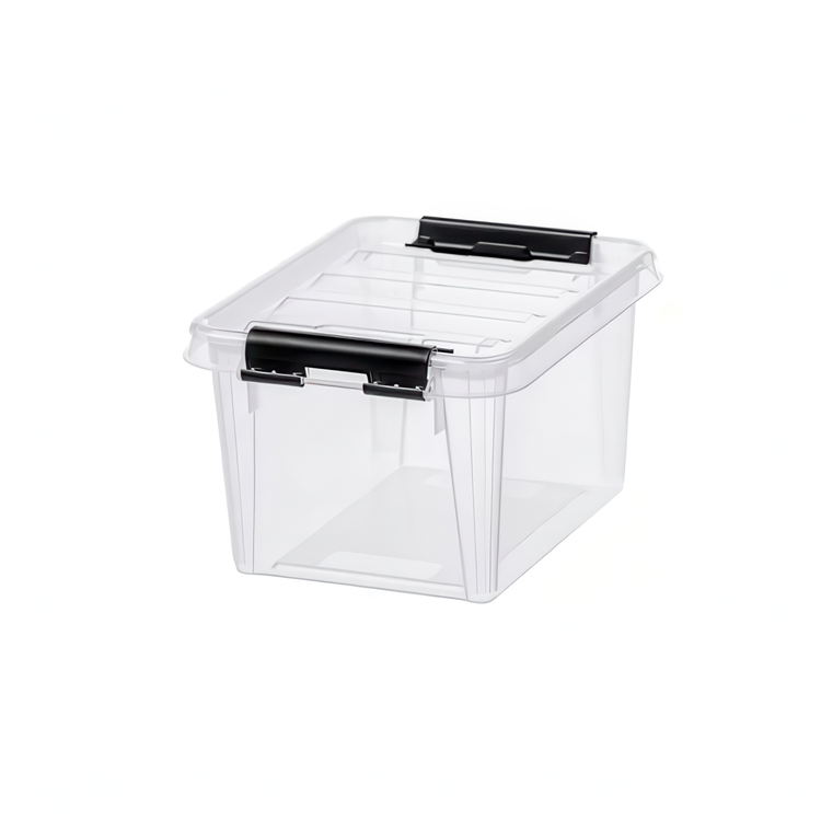 Box, Small, SMARTSTORE 1,5L, CLASSIC, 20 x 15 x H11 cm, Clear / Black