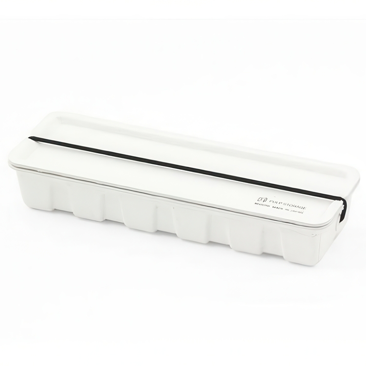 Pen Box made of waste paper, MIDORI PULP STORAGE, white