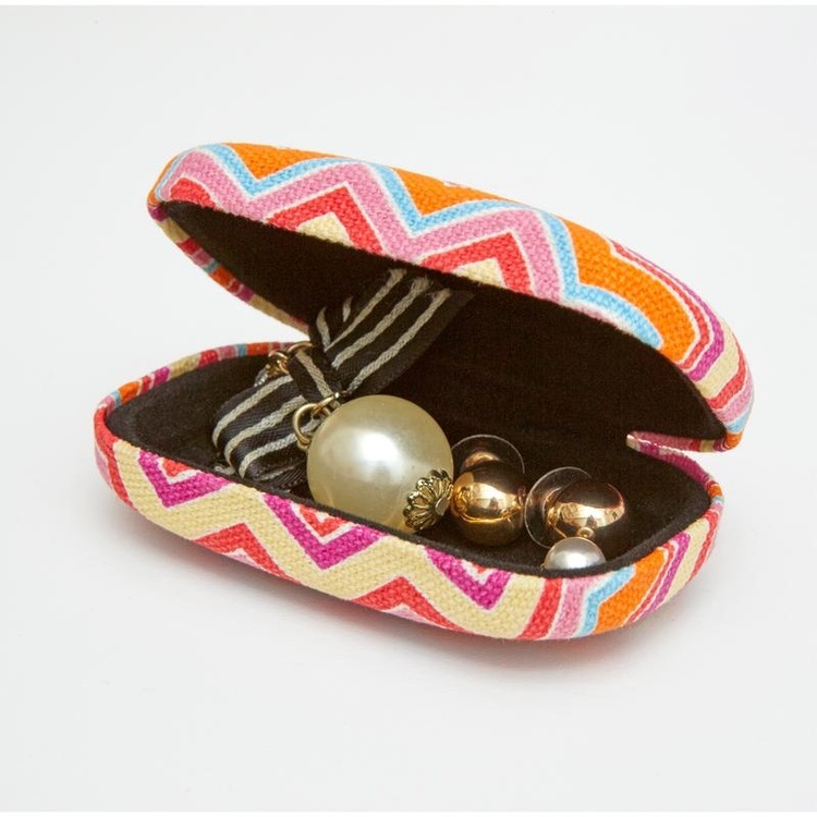 POCKET TRAVEL CASE STRIPPED, Blue