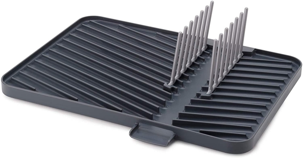 Drying Board with Plate Rack, FLIP-UP, Joseph Joseph, 40 x 32 cm, Dark Grey