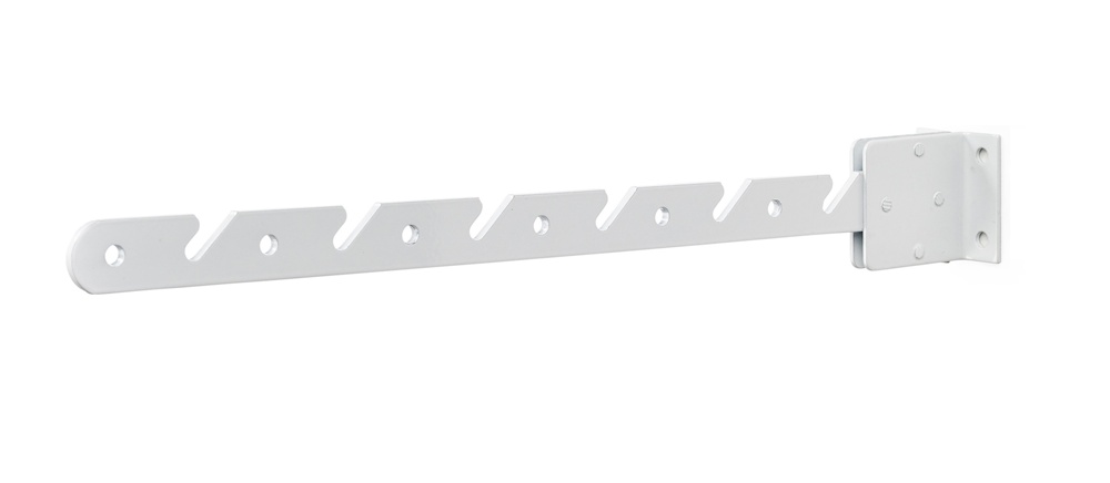 Balcony hanger in steel, HABO, 42 cm, White