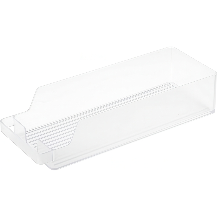 Storage box with dividers, Stackable, TOWER CAN STOCKER , Yamazaki, Tranparent 