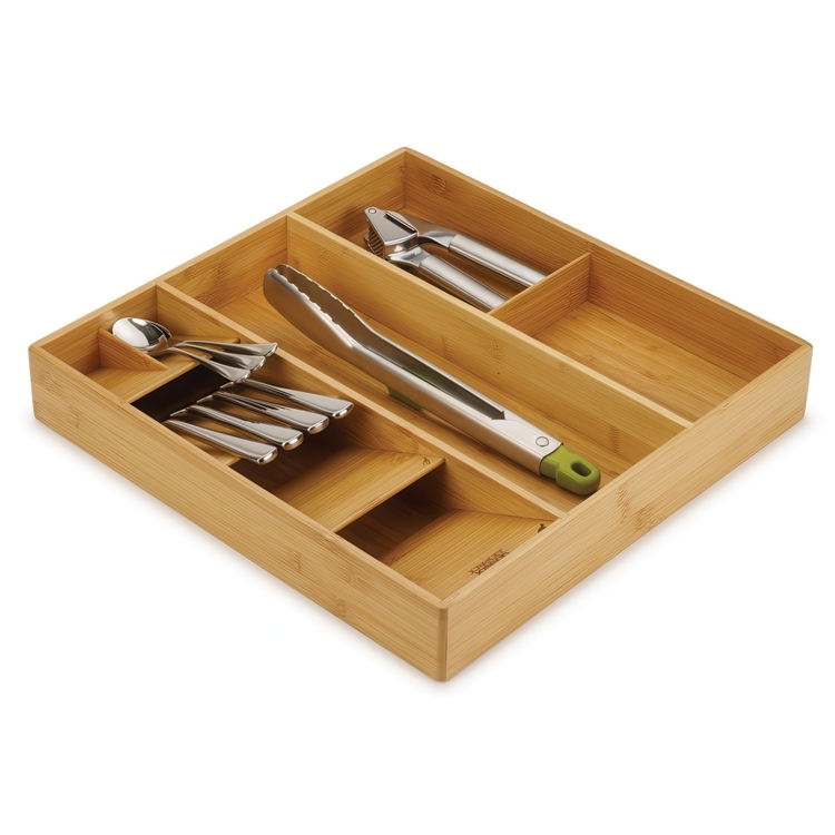 Cutlery & Utensil Tray, DRAWERSTORE BAMBOO, Joseph Joseph, 40 x 38,5 x H 6,5 cm , Nature