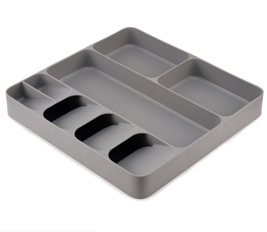Cutlery & Utensil Tray, DRAWERSTORE, Joseph Joseph, 40 x 38,5 x H5,8 cm , Grey