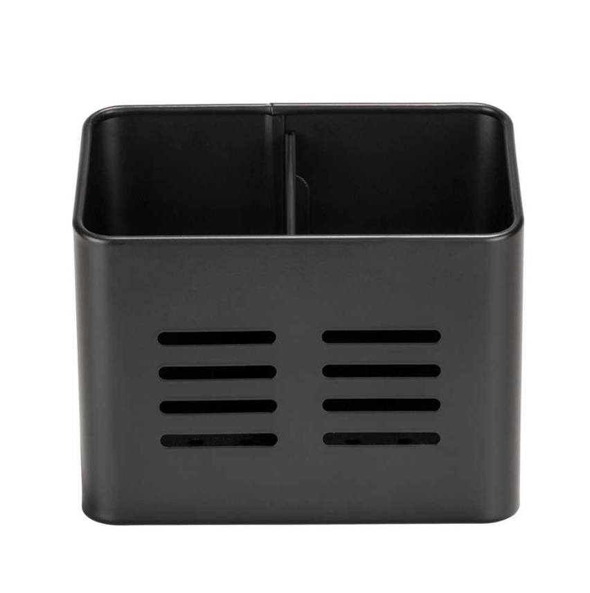 Cutlery basket, OUT DOOR KITCHEN, 16 x 9 x H 13,5 cm, Black