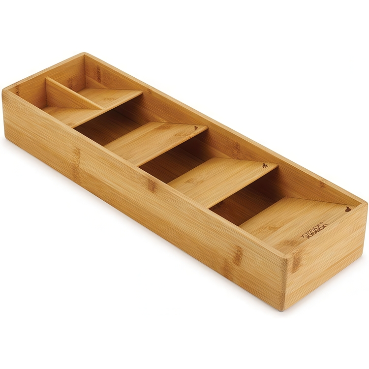 Cutlery Tray, DRAWERSTORE COMPACT BAMBOO, Joseph Joseph, 39,8 x 12,2 x H 6 cm, Natur