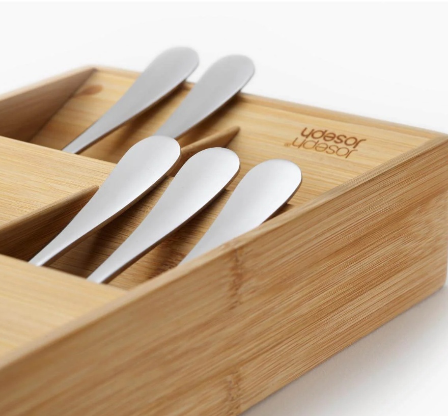 Cutlery Tray, LARGE DRAWERSTORE BAMBOO Joseph Joseph, 38,4 x 17,5 x H 6 cm, Natur