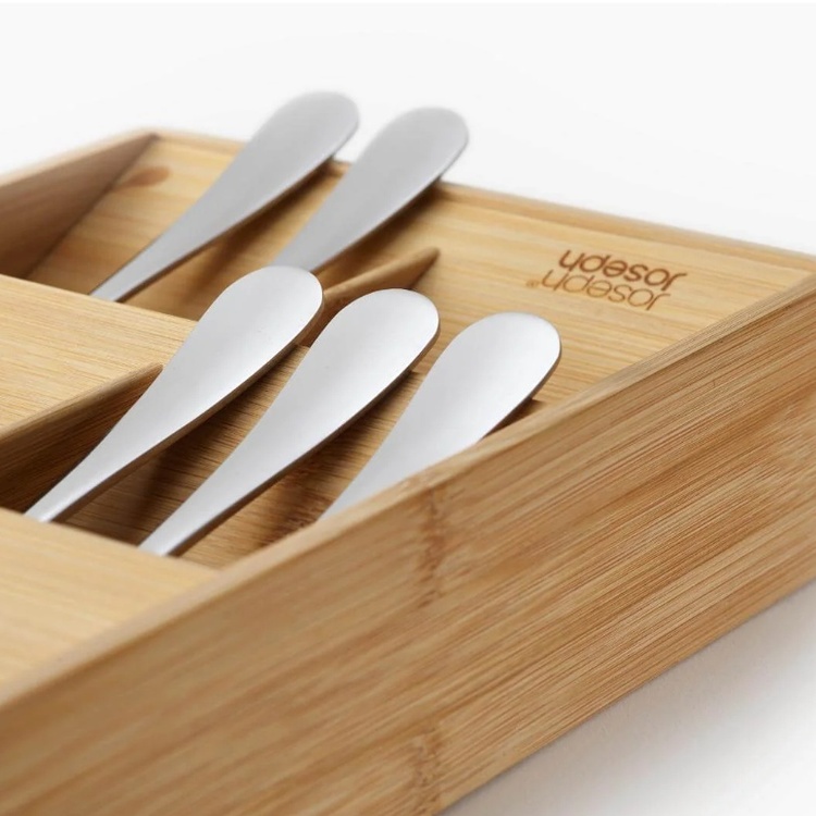 Cutlery Tray, LARGE DRAWERSTORE BAMBOO Joseph Joseph, 38,4 x 17,5 x H 6 cm, Natur