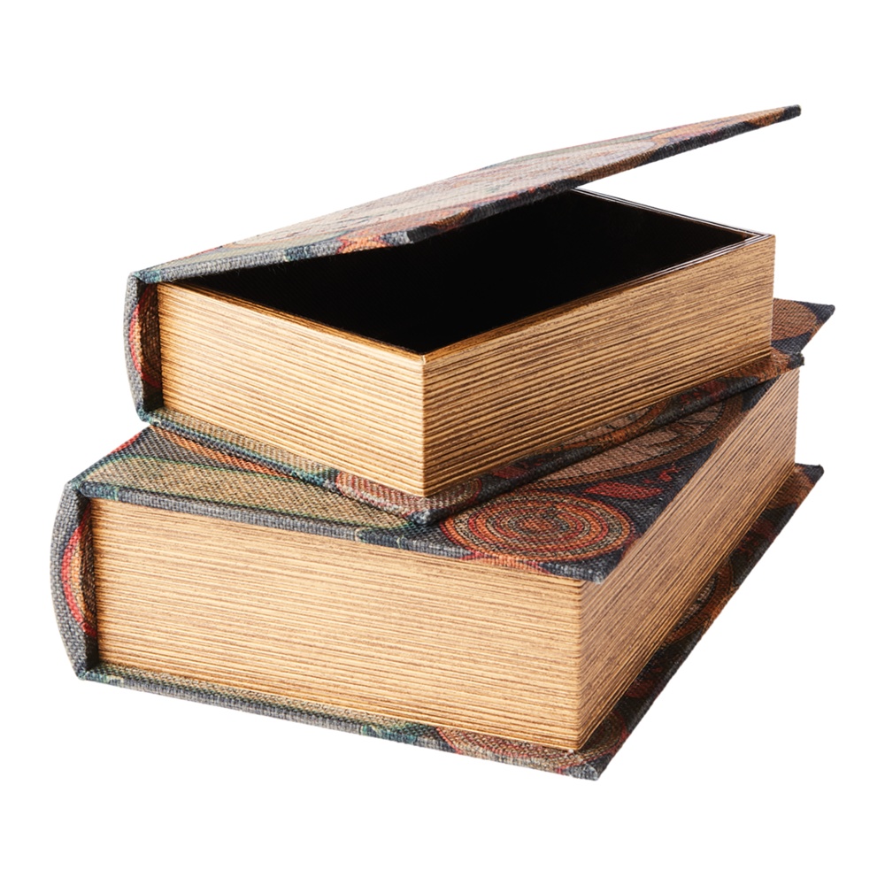 Secret Storage Book, THE WORLD MAP, SMALL, 20 x 14 x H 5 cm