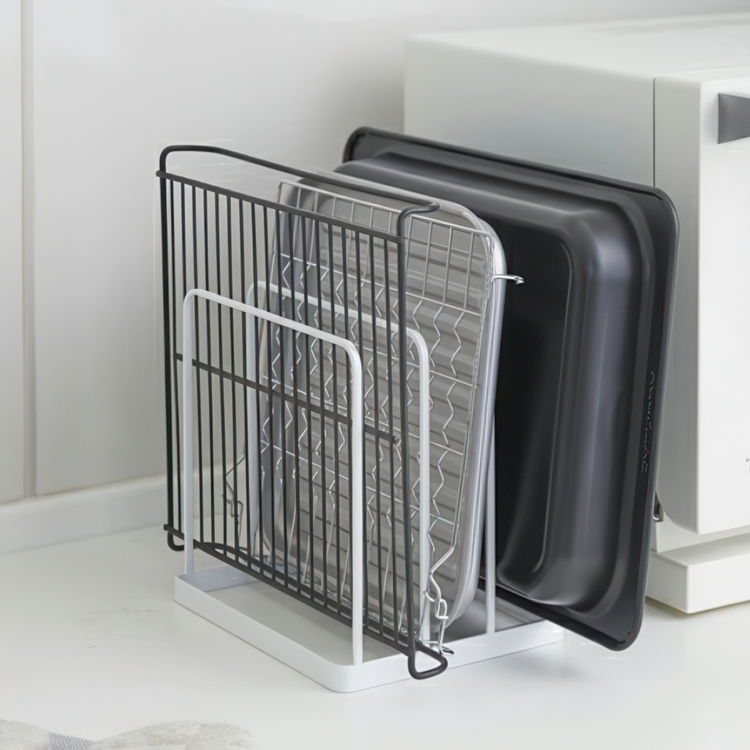 Rack for Trays, TOWER TRAY STAND, 19,5 x 16 x H 19,5 cm, White