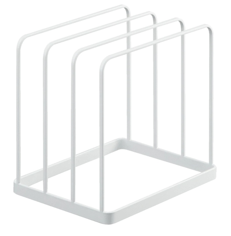 Rack for Trays, TOWER TRAY STAND, 19,5 x 16 x H 19,5 cm, White